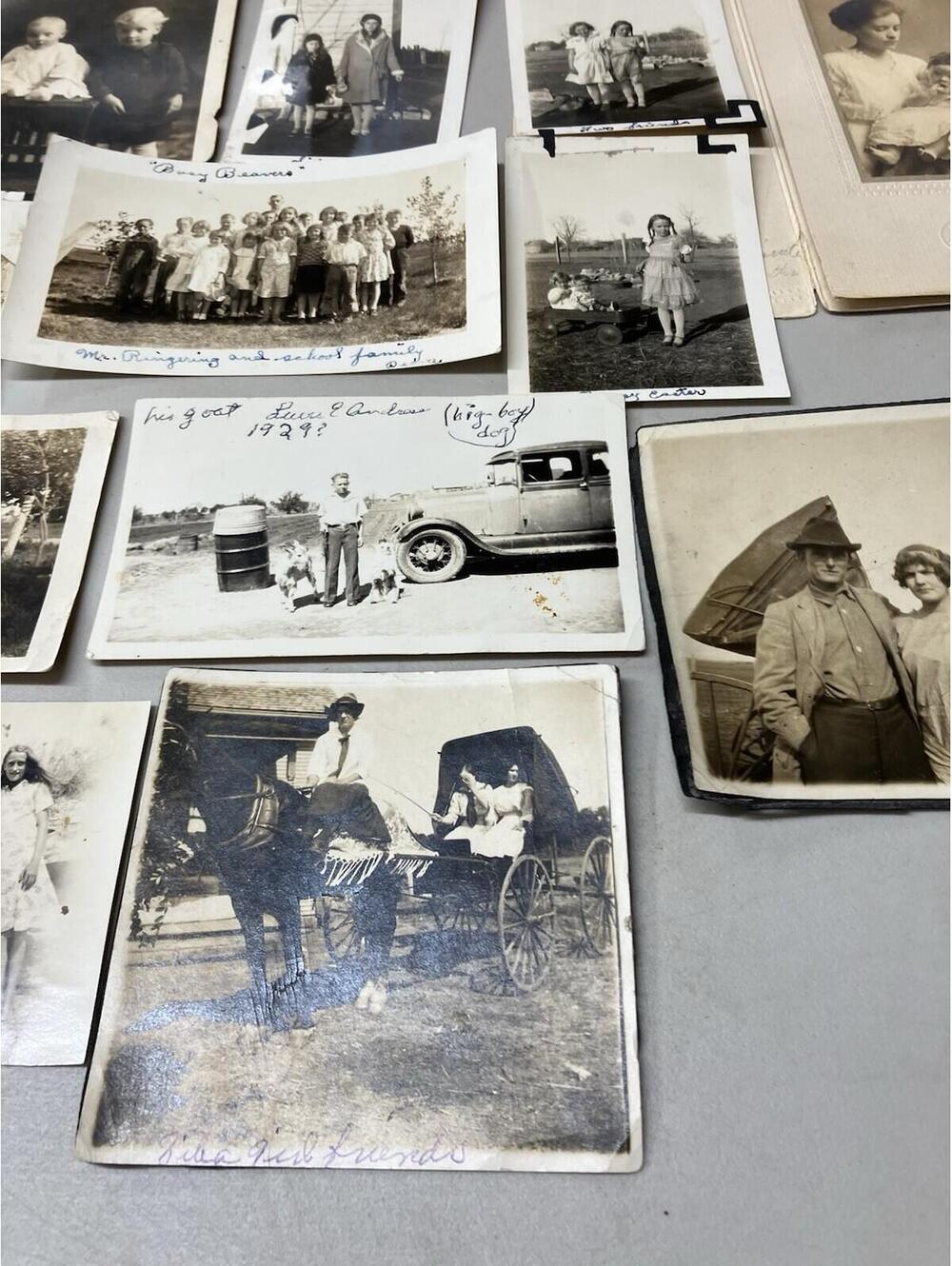 VTG Lot Of 40+ Photos From Late 1800’s-to 1930’s (same Family) - Picture 5 of 16